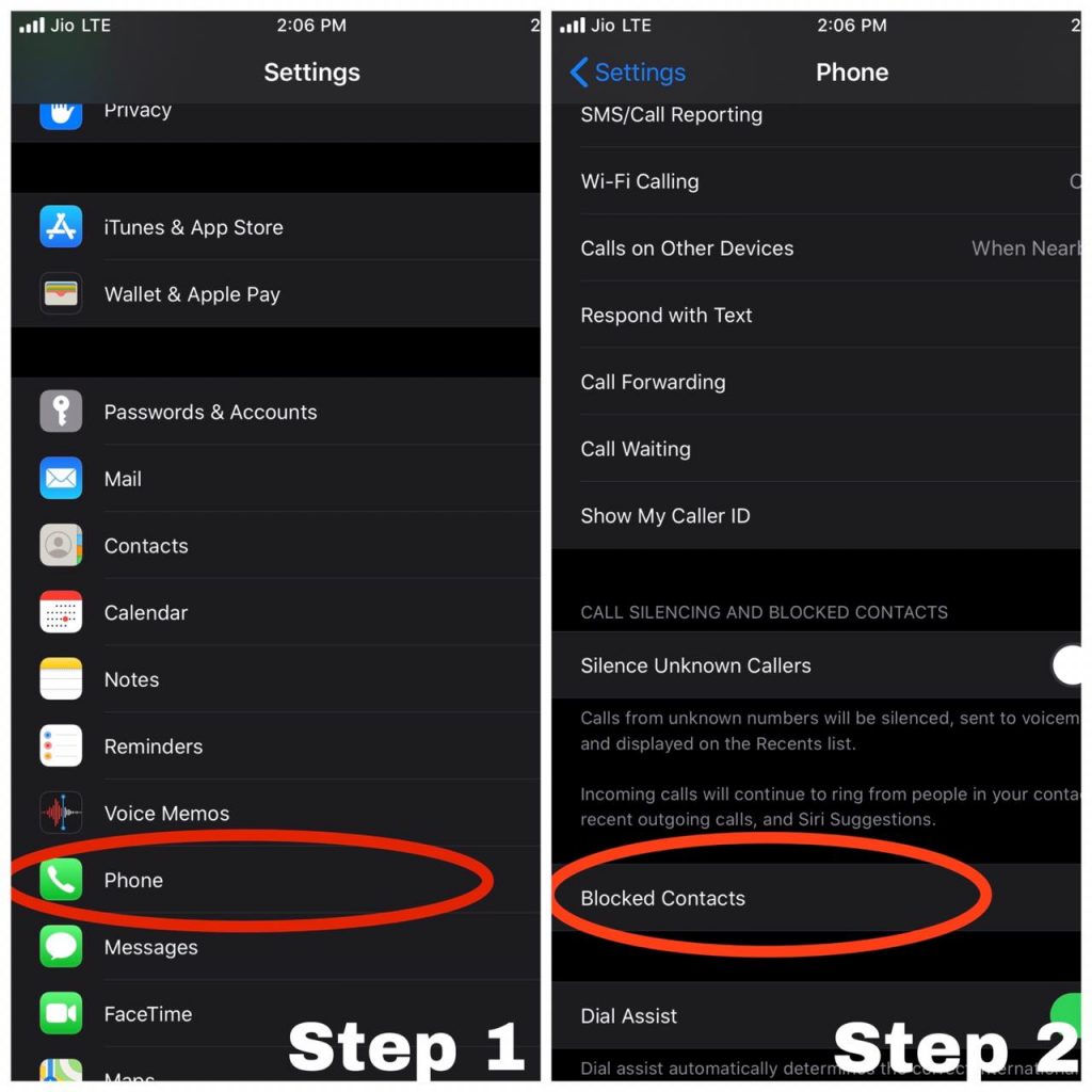 How to see Blocked Contacts on your iPhone (iOS 13)