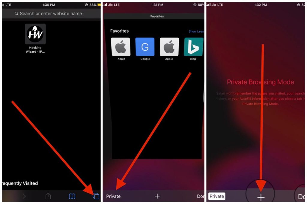 How To Use Incognito Mode In Safari Browser iPhone 